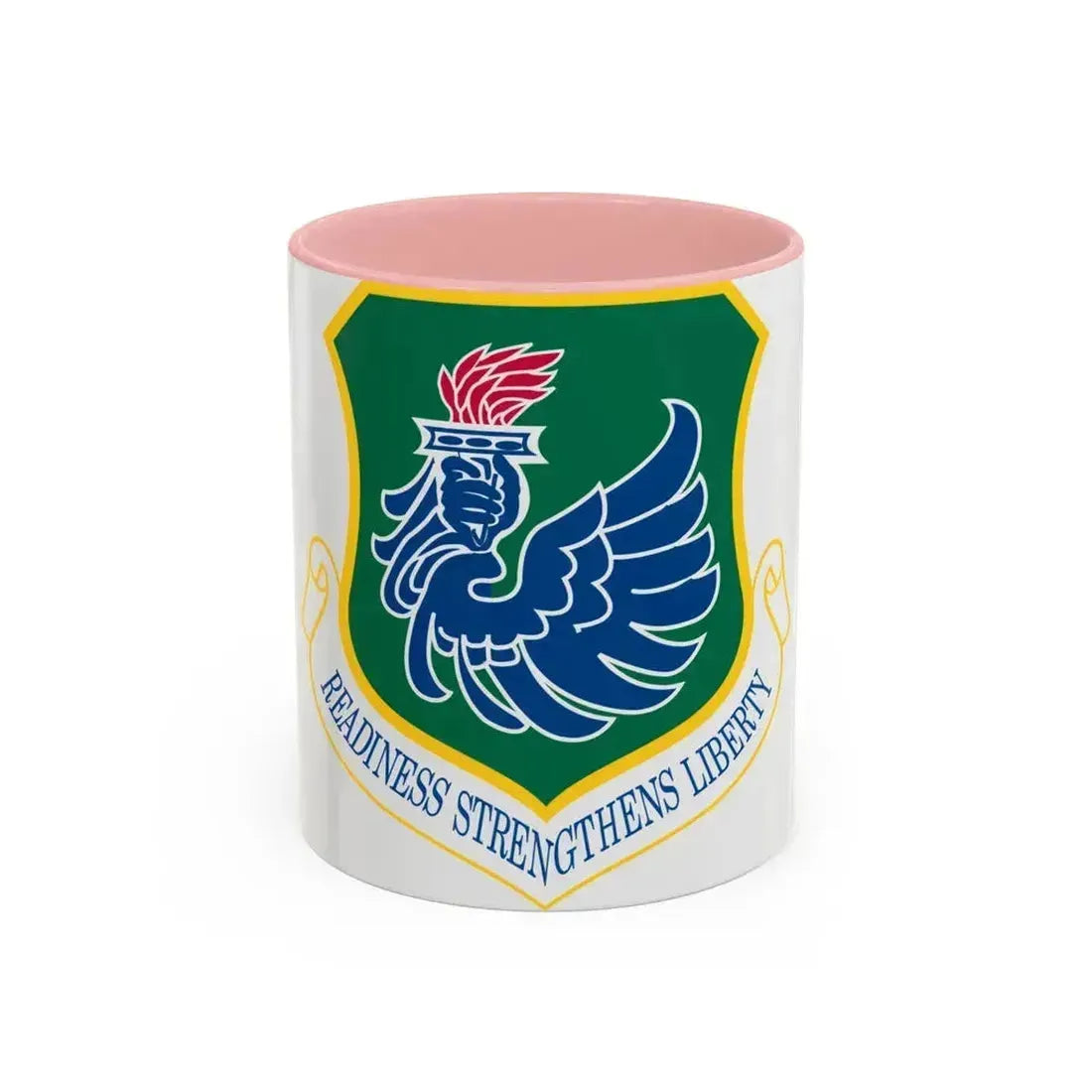 106th Rescue Wing (U.S. Air Force) Accent Coffee Mug 11oz Pink - Go Mug Yourself