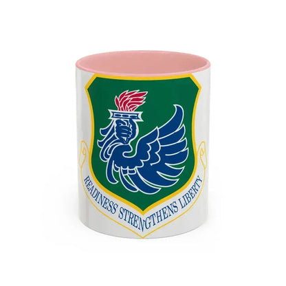 106th Rescue Wing (U.S. Air Force) Accent Coffee Mug 11oz Pink - Go Mug Yourself