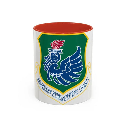 106th Rescue Wing (U.S. Air Force) Accent Coffee Mug 11oz Red - Go Mug Yourself