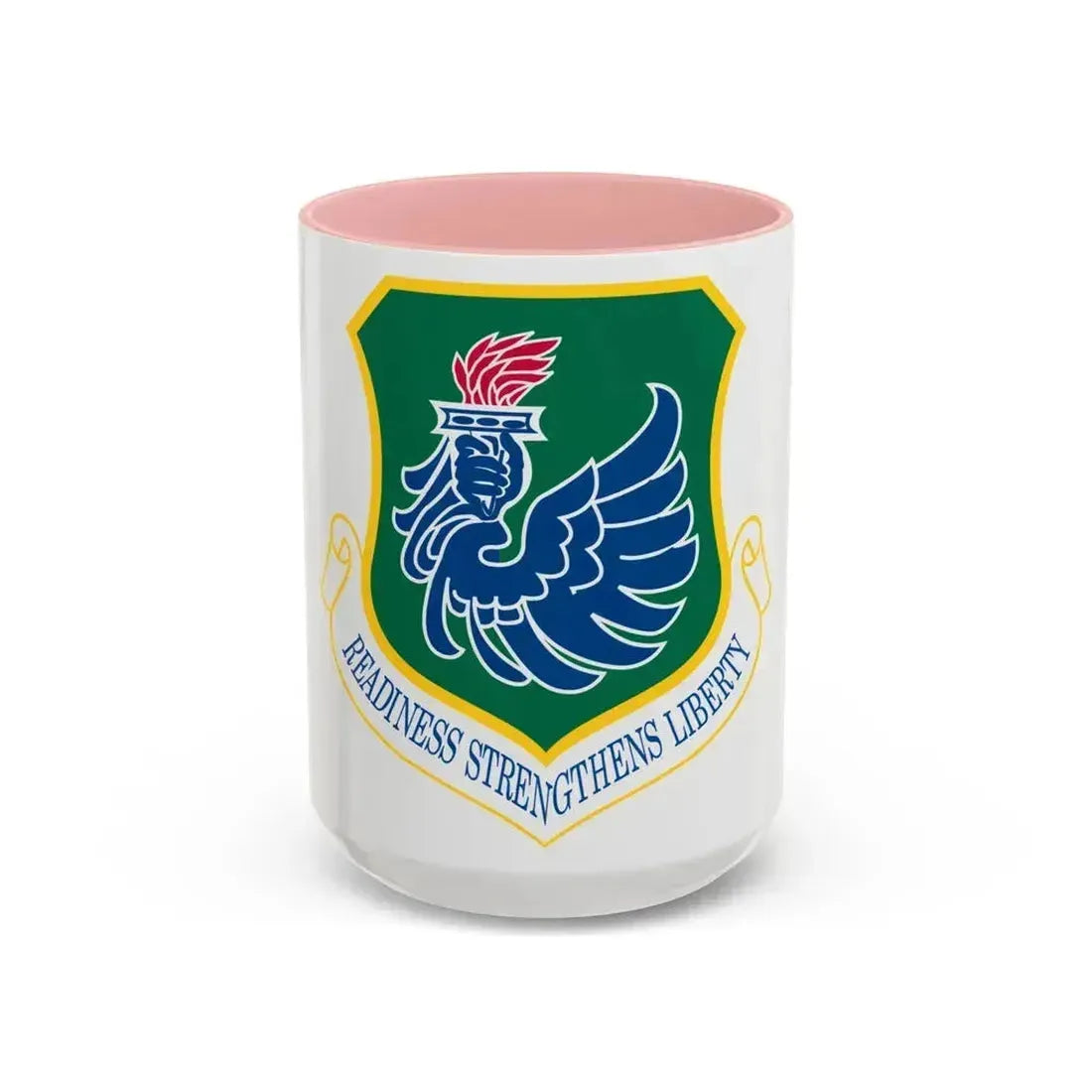 106th Rescue Wing (U.S. Air Force) Accent Coffee Mug 15oz Pink - Go Mug Yourself