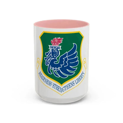 106th Rescue Wing (U.S. Air Force) Accent Coffee Mug 15oz Pink - Go Mug Yourself