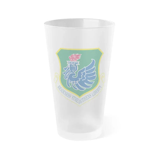 106th Rescue Wing (U.S. Air Force) Frosted Pint Glass 16oz 16oz Frosted - Go Mug Yourself