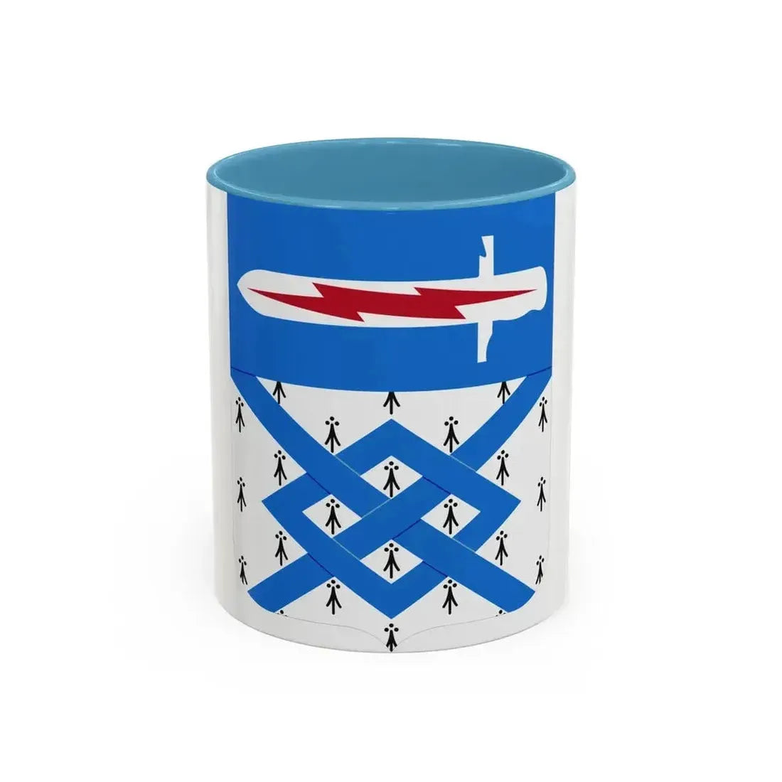 107 Military Intelligence Battalion 2 (U.S. Army) Accent Coffee Mug 11oz Light Blue - Go Mug Yourself