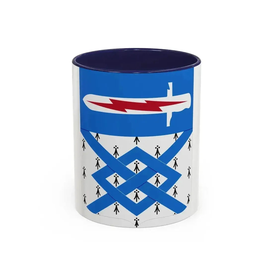 107 Military Intelligence Battalion 2 (U.S. Army) Accent Coffee Mug 11oz Navy - Go Mug Yourself