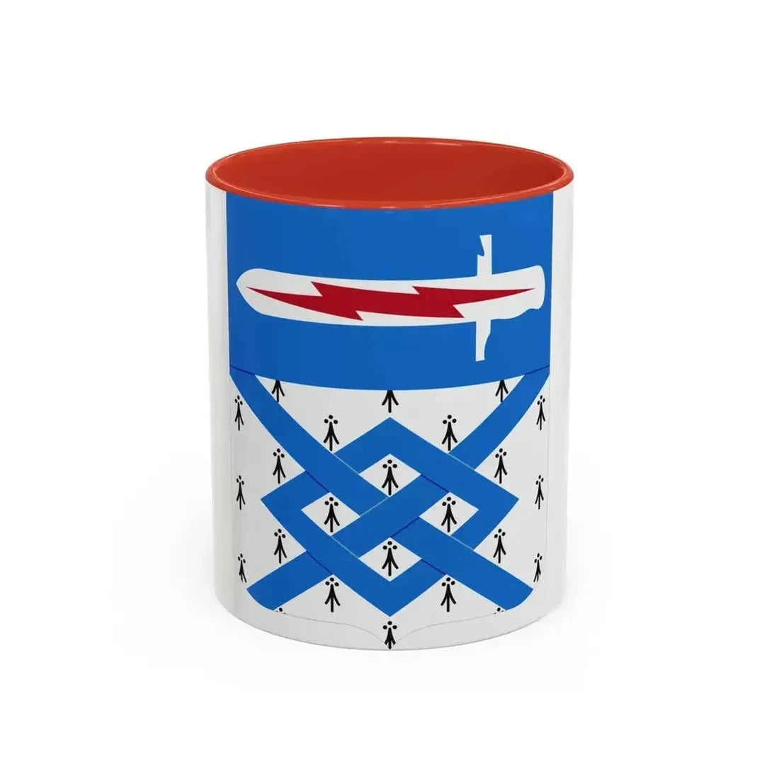 107 Military Intelligence Battalion 2 (U.S. Army) Accent Coffee Mug 11oz Red - Go Mug Yourself