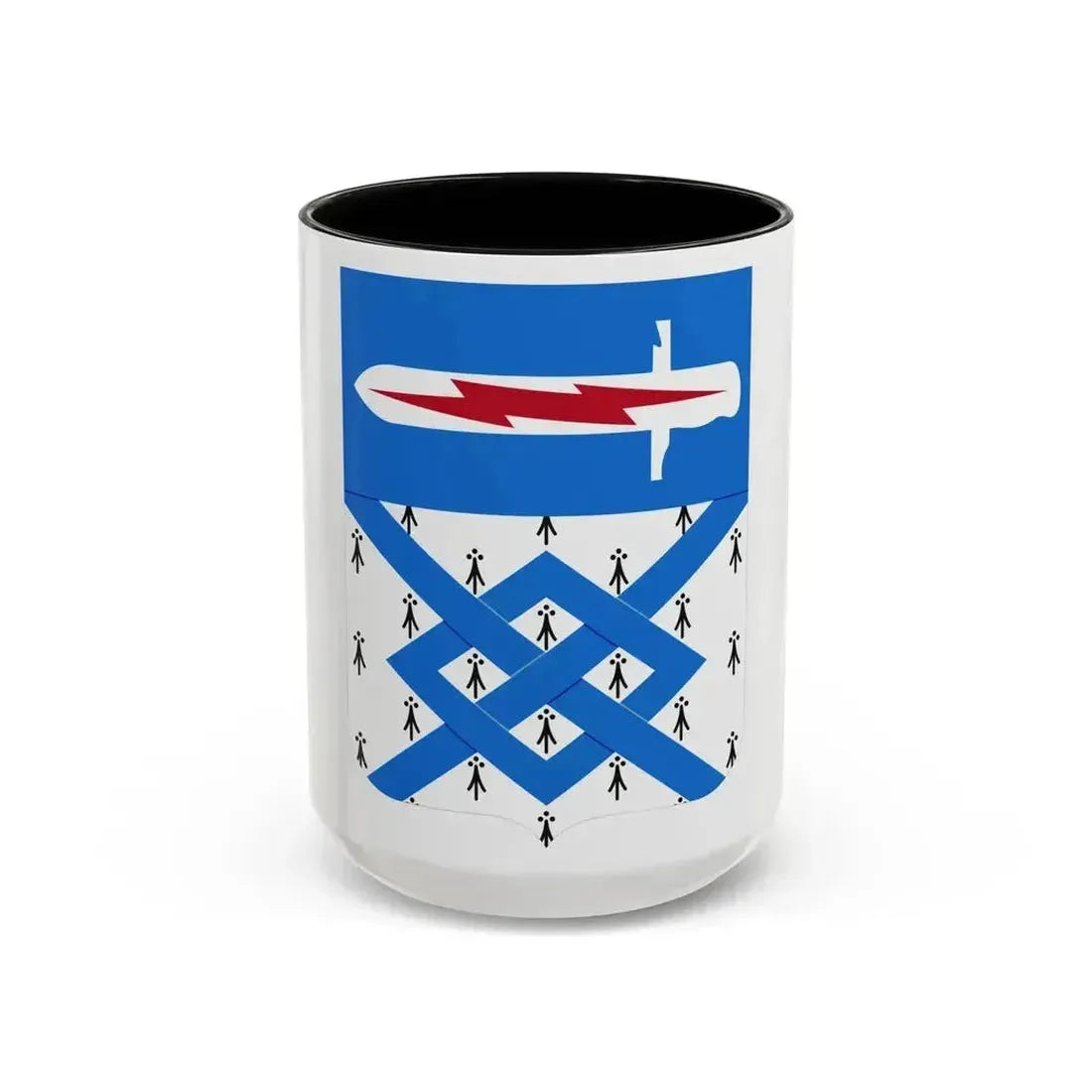 107 Military Intelligence Battalion 2 (U.S. Army) Accent Coffee Mug 15oz Black - Go Mug Yourself