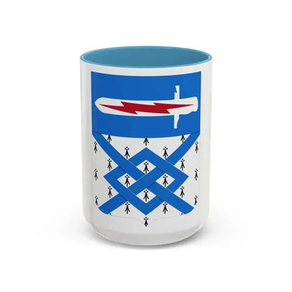107 Military Intelligence Battalion 2 (U.S. Army) Accent Coffee Mug 15oz Light Blue - Go Mug Yourself