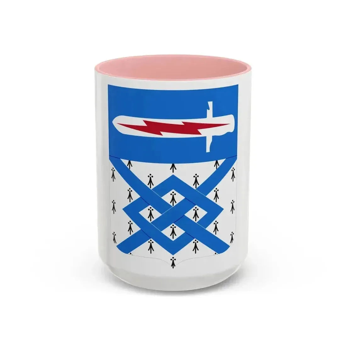 107 Military Intelligence Battalion 2 (U.S. Army) Accent Coffee Mug 15oz Pink - Go Mug Yourself
