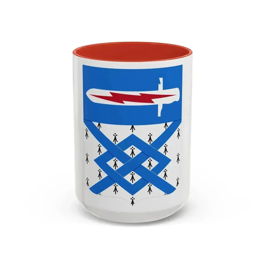 107 Military Intelligence Battalion 2 (U.S. Army) Accent Coffee Mug 15oz Red - Go Mug Yourself
