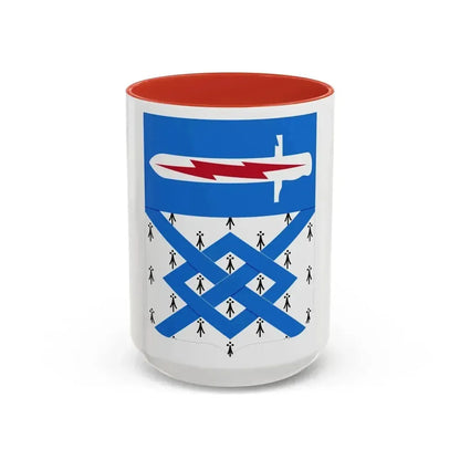 107 Military Intelligence Battalion 2 (U.S. Army) Accent Coffee Mug 15oz Red - Go Mug Yourself
