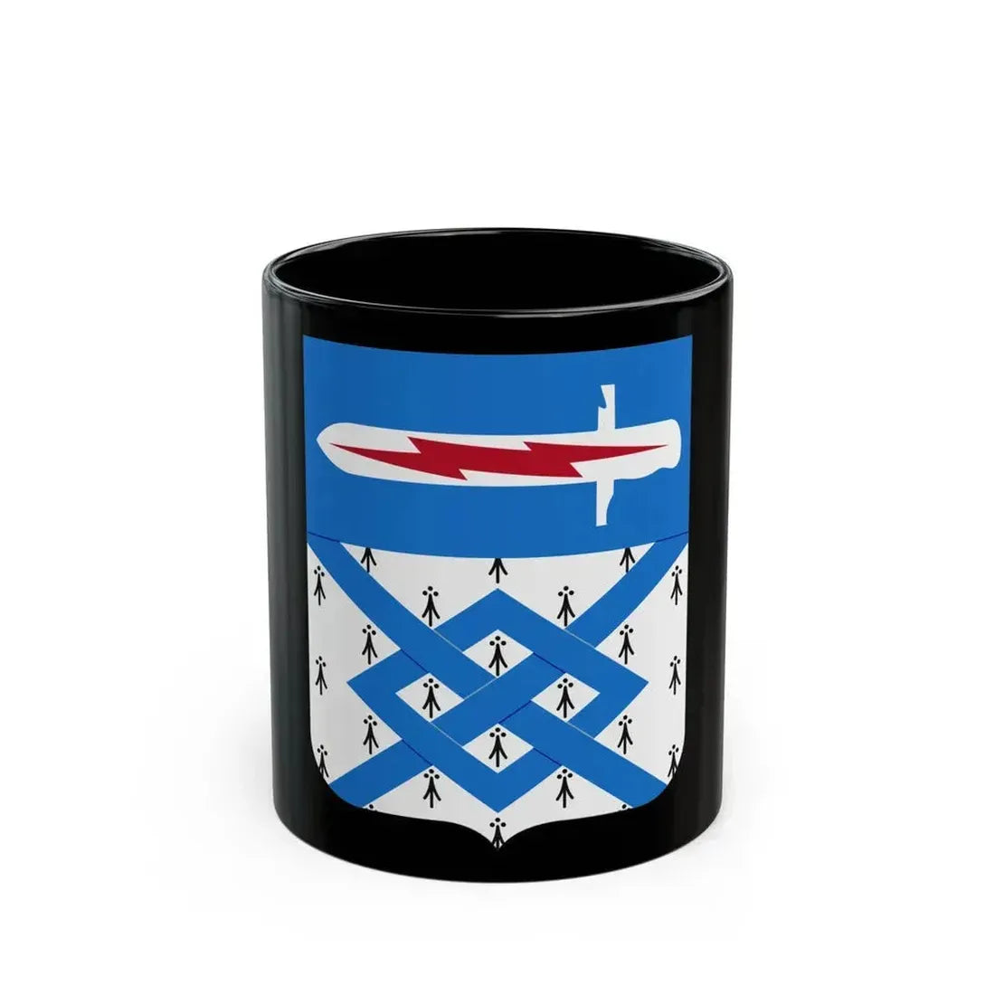 107 Military Intelligence Battalion 2 (U.S. Army) Black Coffee Mug 11oz - Go Mug Yourself