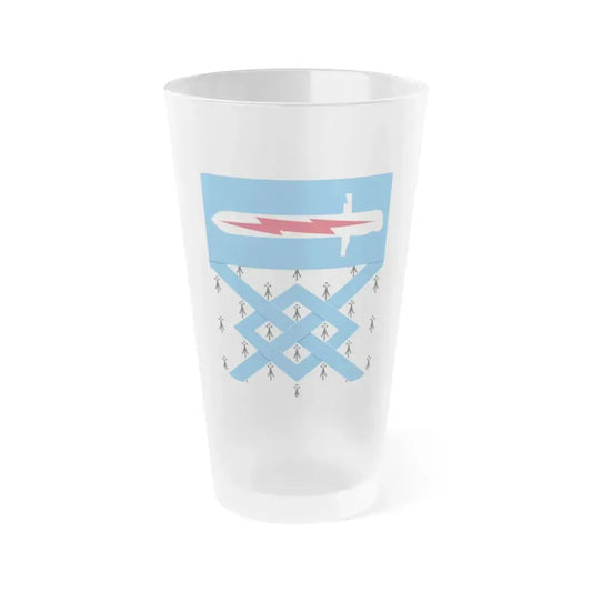 107 Military Intelligence Battalion 2 (U.S. Army) Frosted Pint Glass 16oz Default Title - Go Mug Yourself