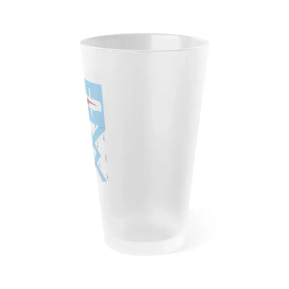 107 Military Intelligence Battalion 2 (U.S. Army) Frosted Pint Glass 16oz - Go Mug Yourself