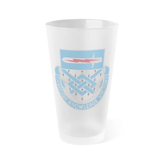 107 Military Intelligence Battalion (U.S. Army) Frosted Pint Glass 16oz-Go Mug Yourself