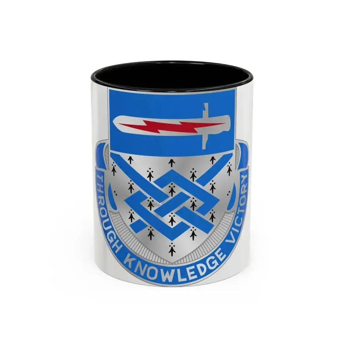 107 Military Intelligence Battalion (U.S. Army) Accent Coffee Mug 11oz Black - Go Mug Yourself