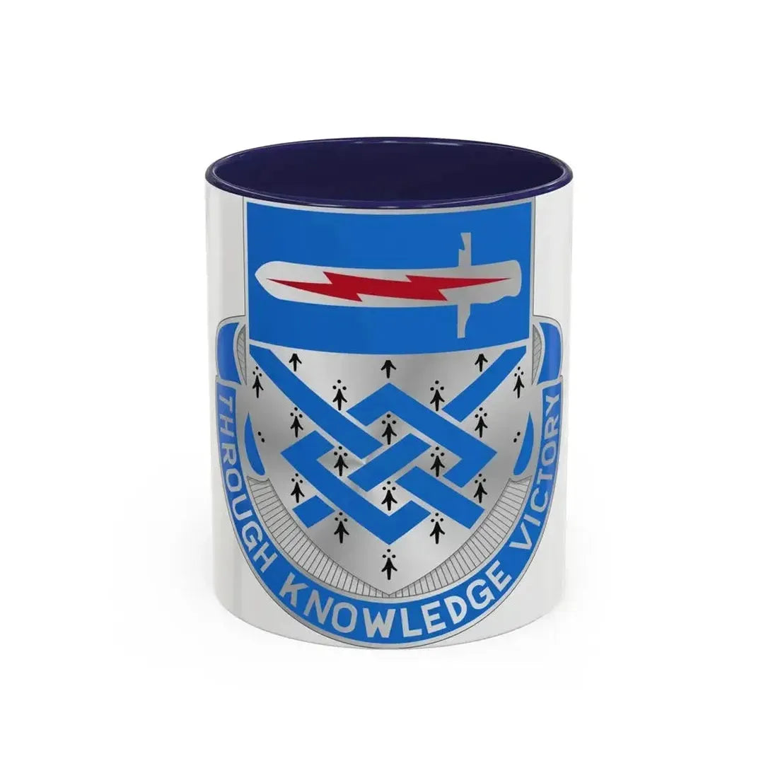 107 Military Intelligence Battalion (U.S. Army) Accent Coffee Mug 11oz Navy - Go Mug Yourself