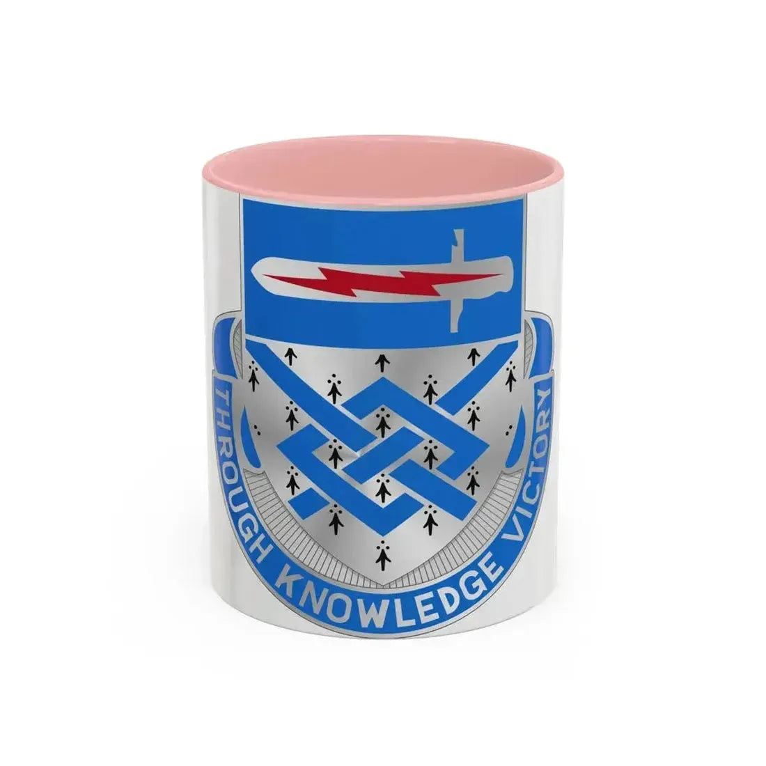 107 Military Intelligence Battalion (U.S. Army) Accent Coffee Mug 11oz Pink - Go Mug Yourself