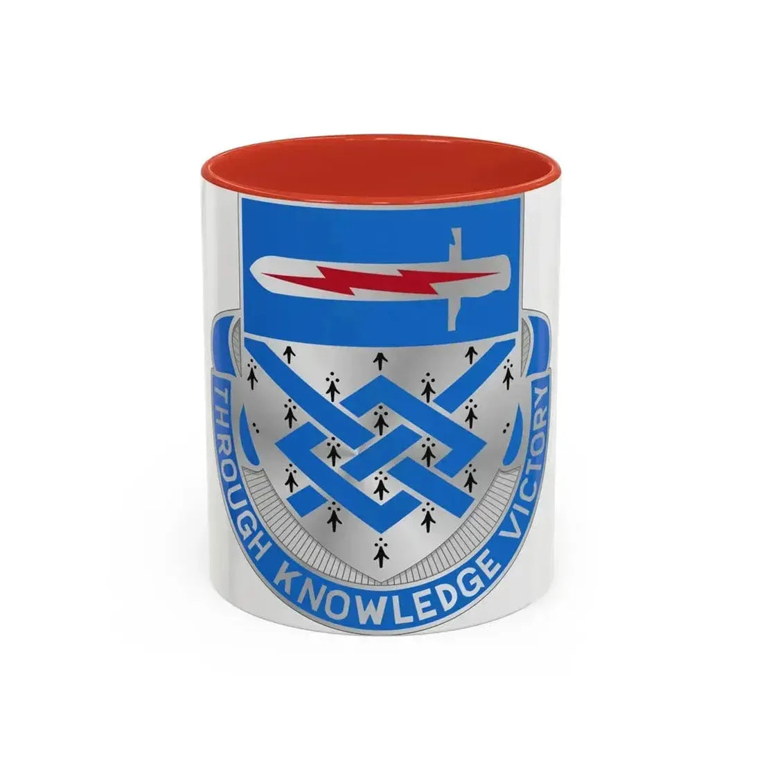 107 Military Intelligence Battalion (U.S. Army) Accent Coffee Mug 11oz Red - Go Mug Yourself