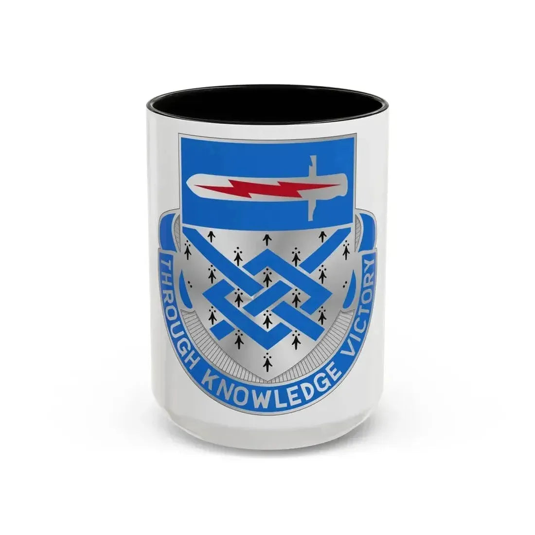 107 Military Intelligence Battalion (U.S. Army) Accent Coffee Mug 15oz Black - Go Mug Yourself