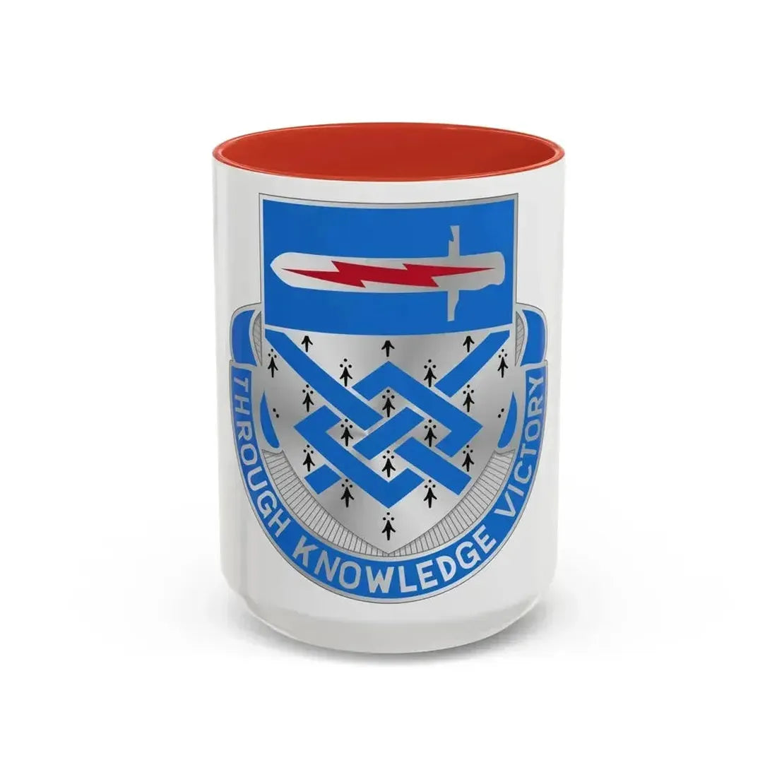 107 Military Intelligence Battalion (U.S. Army) Accent Coffee Mug 15oz Red - Go Mug Yourself