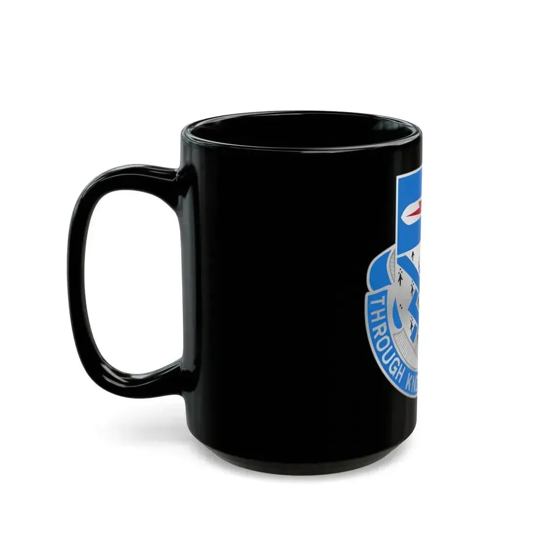 107 Military Intelligence Battalion (U.S. Army) Black Coffee Mug - Go Mug Yourself