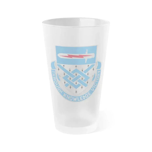 107 Military Intelligence Battalion (U.S. Army) Frosted Pint Glass 16oz Default Title - Go Mug Yourself
