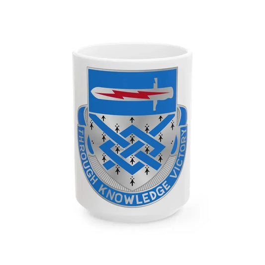107 Military Intelligence Battalion (U.S. Army) White Coffee Mug 15oz - Go Mug Yourself