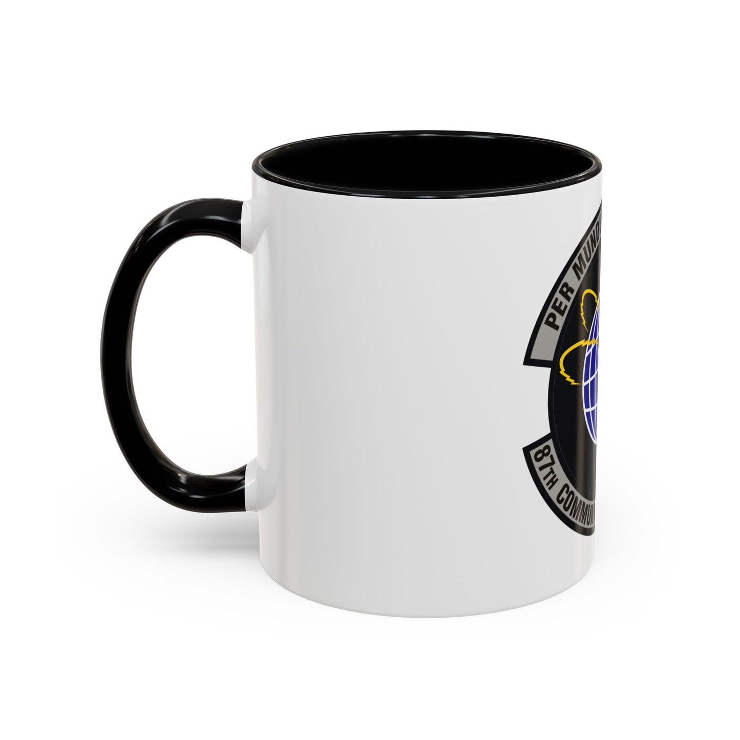 87th Communications Squadron (U.S. Air Force) Accent Coffee Mug