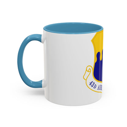 43d Airlift Group (U.S. Air Force) Accent Coffee Mug