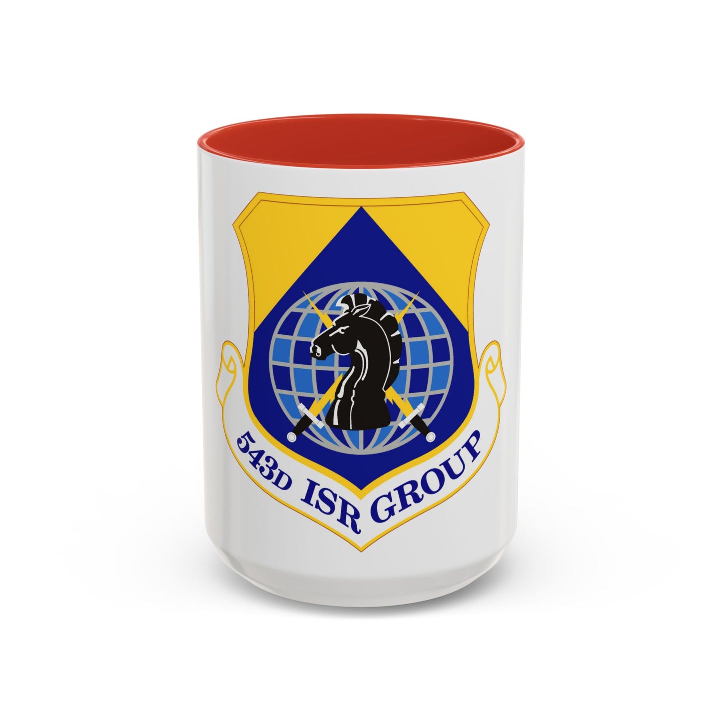 543 Intelligence Surveillance and Reconnaissance Group AFISRA (U.S. Air Force) Accent Coffee Mug