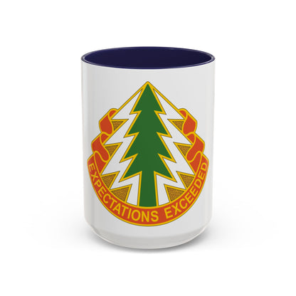 1 Signal Group (U.S. Army) Accent Coffee Mug