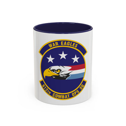 612th Combat Operations Squadron (U.S. Air Force) Accent Coffee Mug