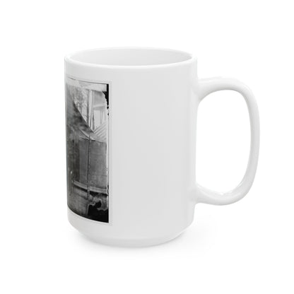 Brandy Station, Virginia. Gen. Rufus Ingalls And Group (U.S. Civil War) White Coffee Mug
