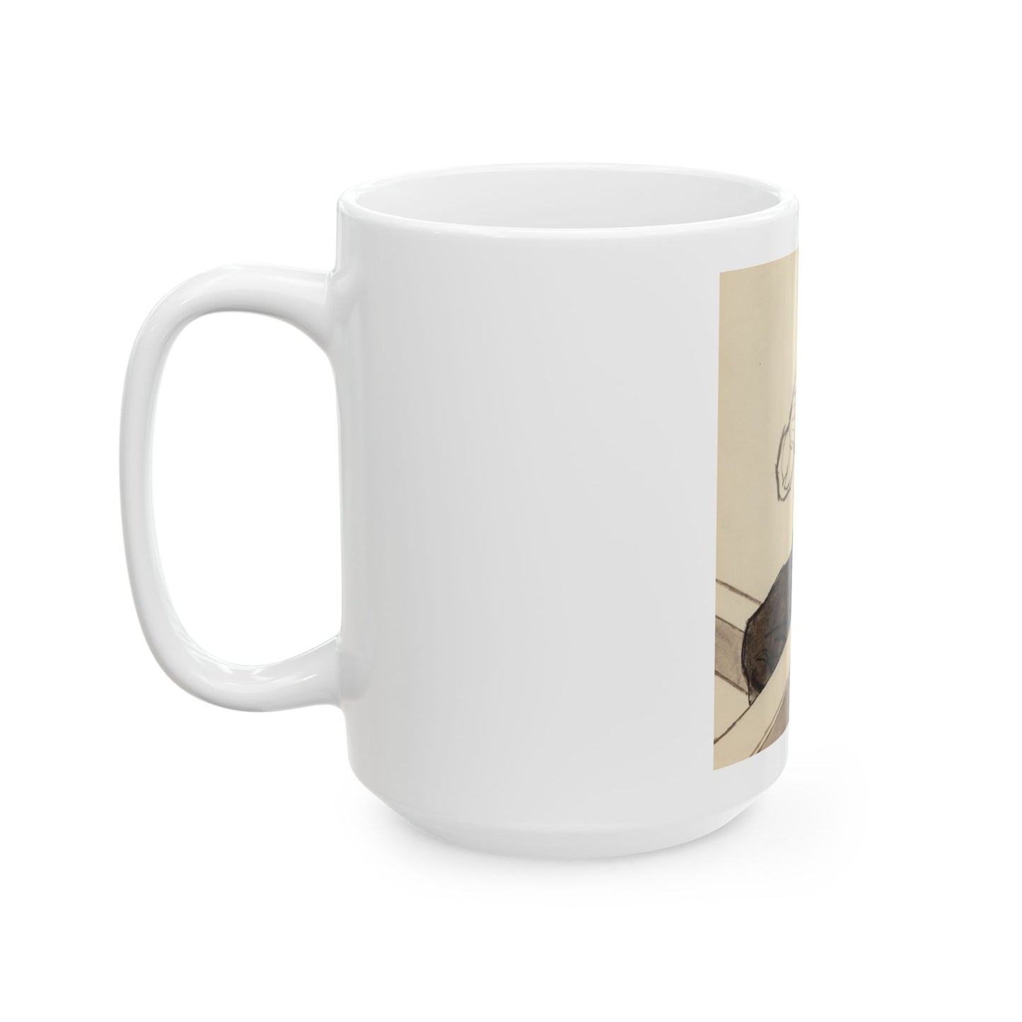 Group of Four Coca-Cola advertisements, 1960 (2) - White Coffee Mug