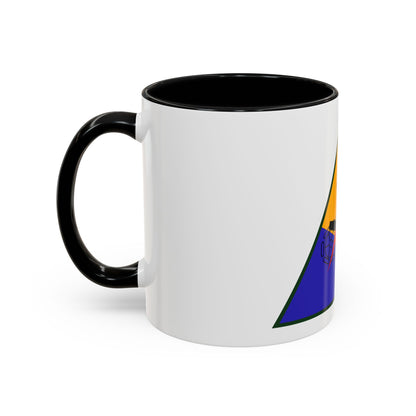4th Armored Division (U.S. Army) Accent Coffee Mug