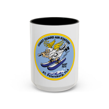USCGC Air Station St Petersburg FLA (U.S. Coast Guard) Accent Coffee Mug