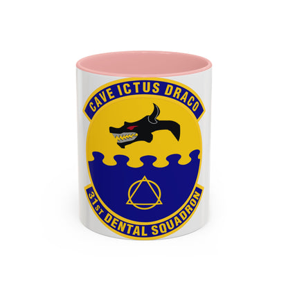 31st Dental Squadron (U.S. Air Force) Accent Coffee Mug