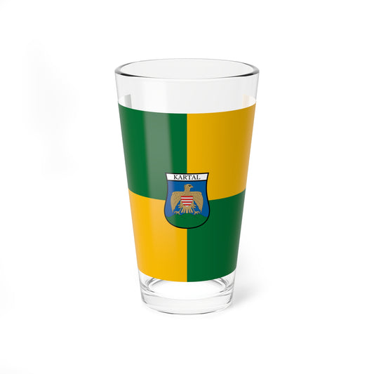 Flag of Kartal Hungary (Hungary) Pint Glass 16oz