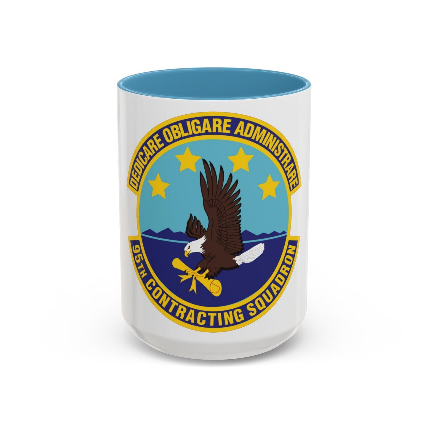 95th Contracting Squadron (U.S. Air Force) Accent Coffee Mug