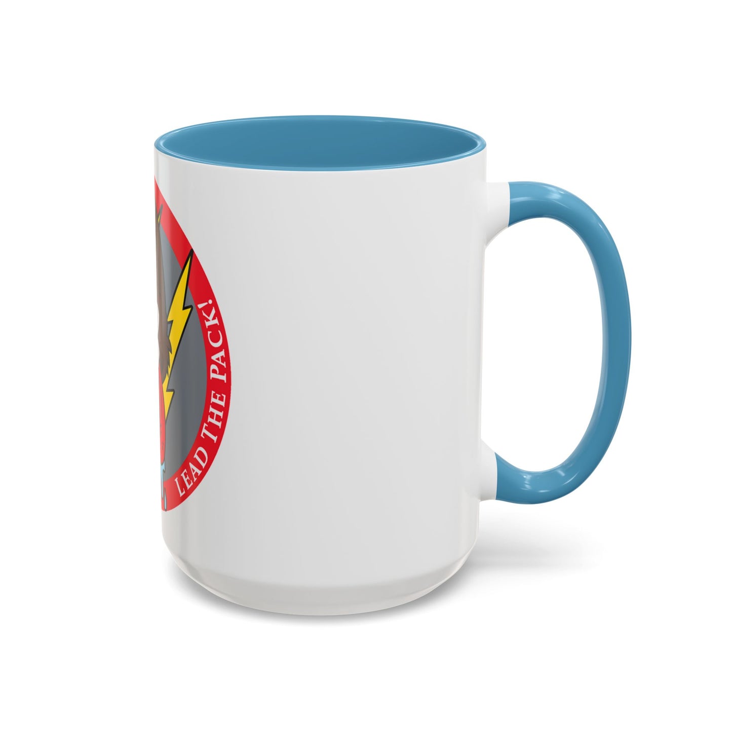 Tasse à café avec motif Red Wolfhound Patch (US Air Force)