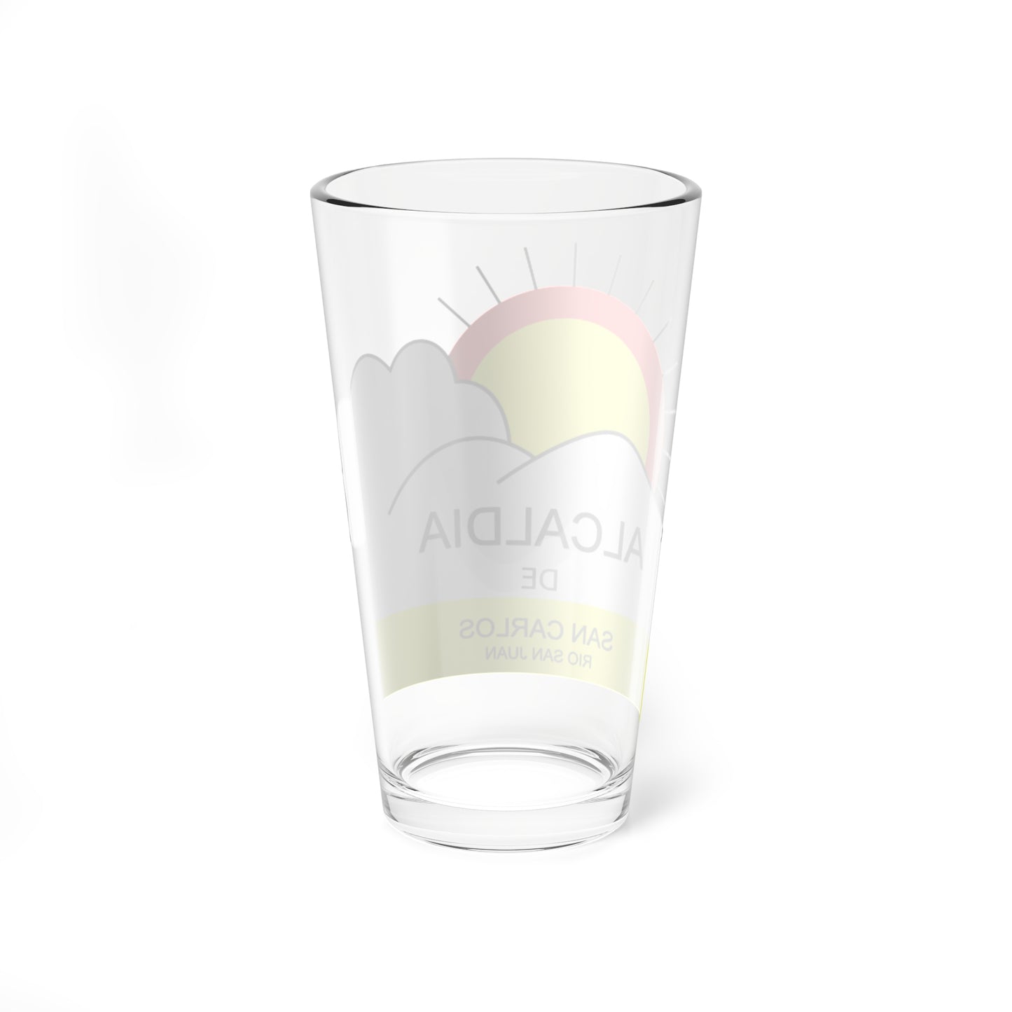 Seal of San Carlos Nicaragua (Nicaragua) (Coat of Arms) Pint Glass 16oz