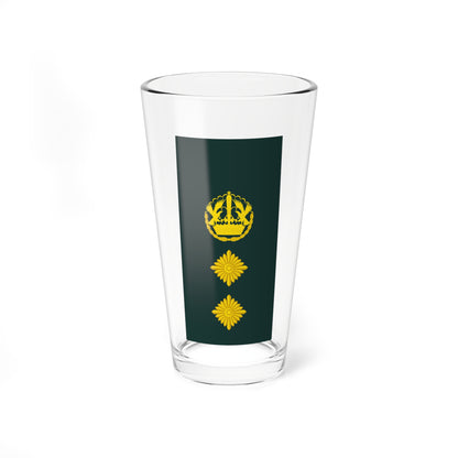 12 Ghana Army COL (Ghana) (Military Rank) Pint Glass 16oz