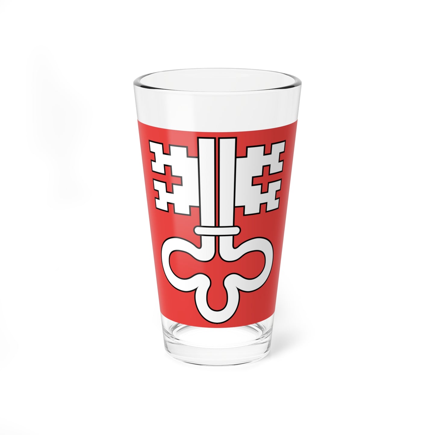 Flag of Canton of Nidwalden (Switzerland) Pint Glass 16oz