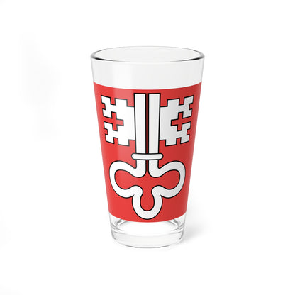 Flag of Canton of Nidwalden (Switzerland) Pint Glass 16oz