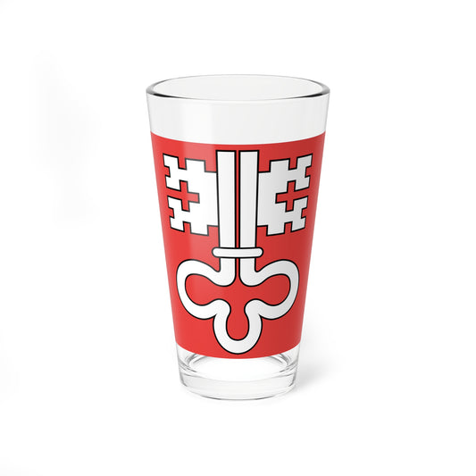 Flag of Canton of Nidwalden (Switzerland) Pint Glass 16oz