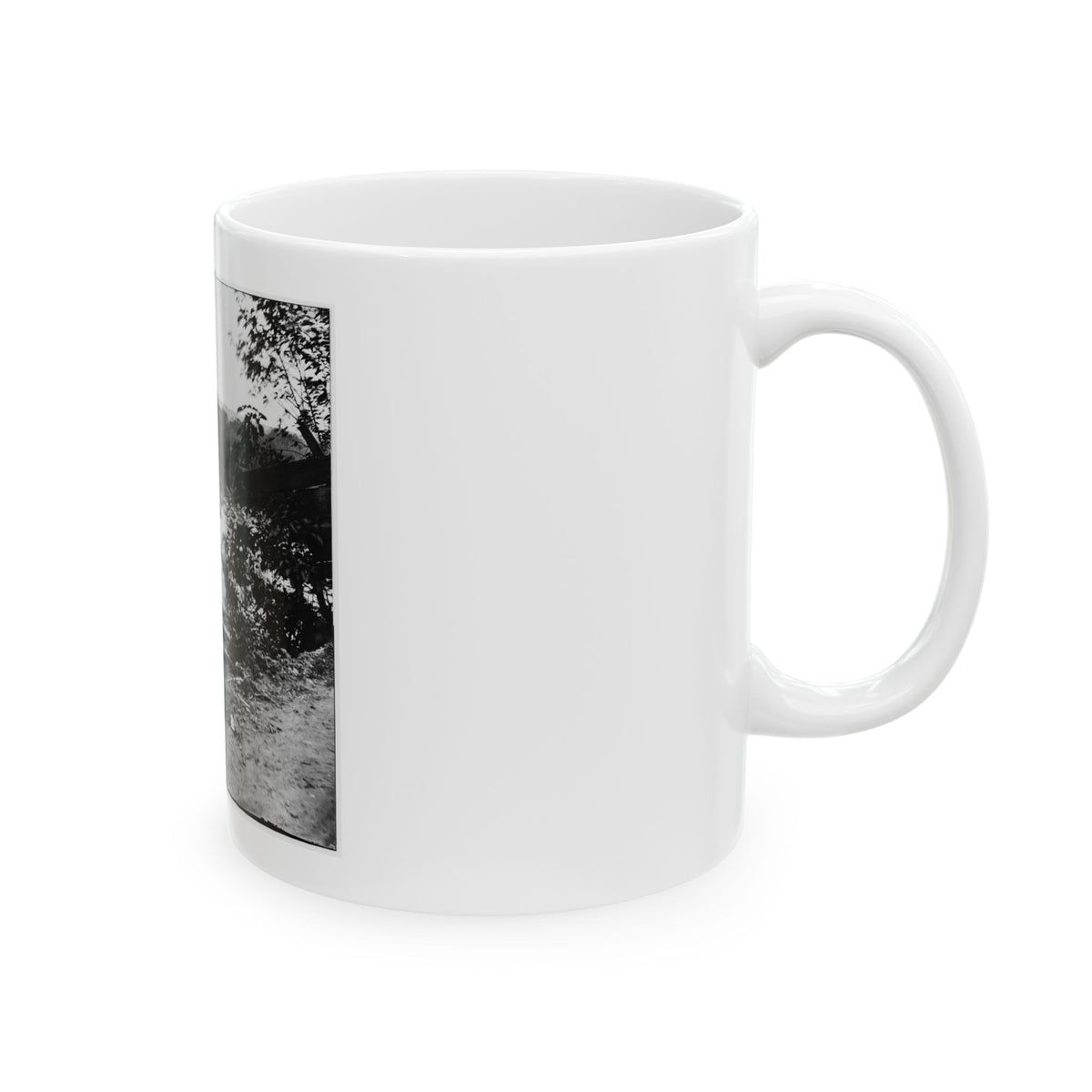 View On The James River, Looking Toward Manchester, Richmond, Va. (U.S. Civil War) White Coffee Mug