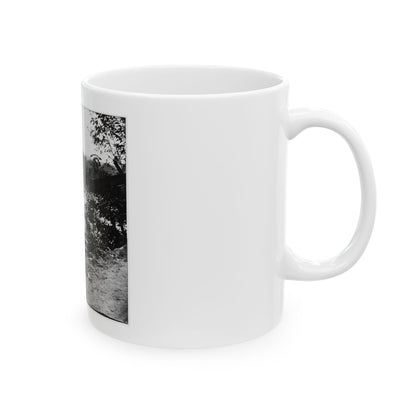View On The James River, Looking Toward Manchester, Richmond, Va. (U.S. Civil War) White Coffee Mug