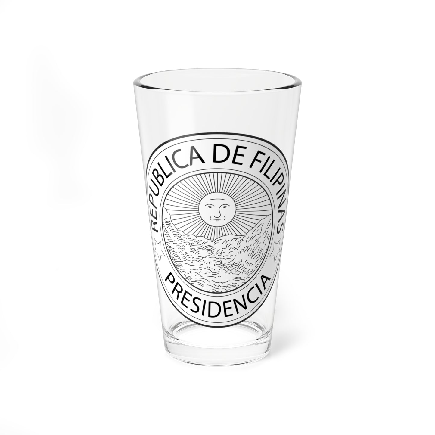 Seal of the Republic of Biak-na-Bato (Philippines) (Coat of Arms) Pint Glass 16oz