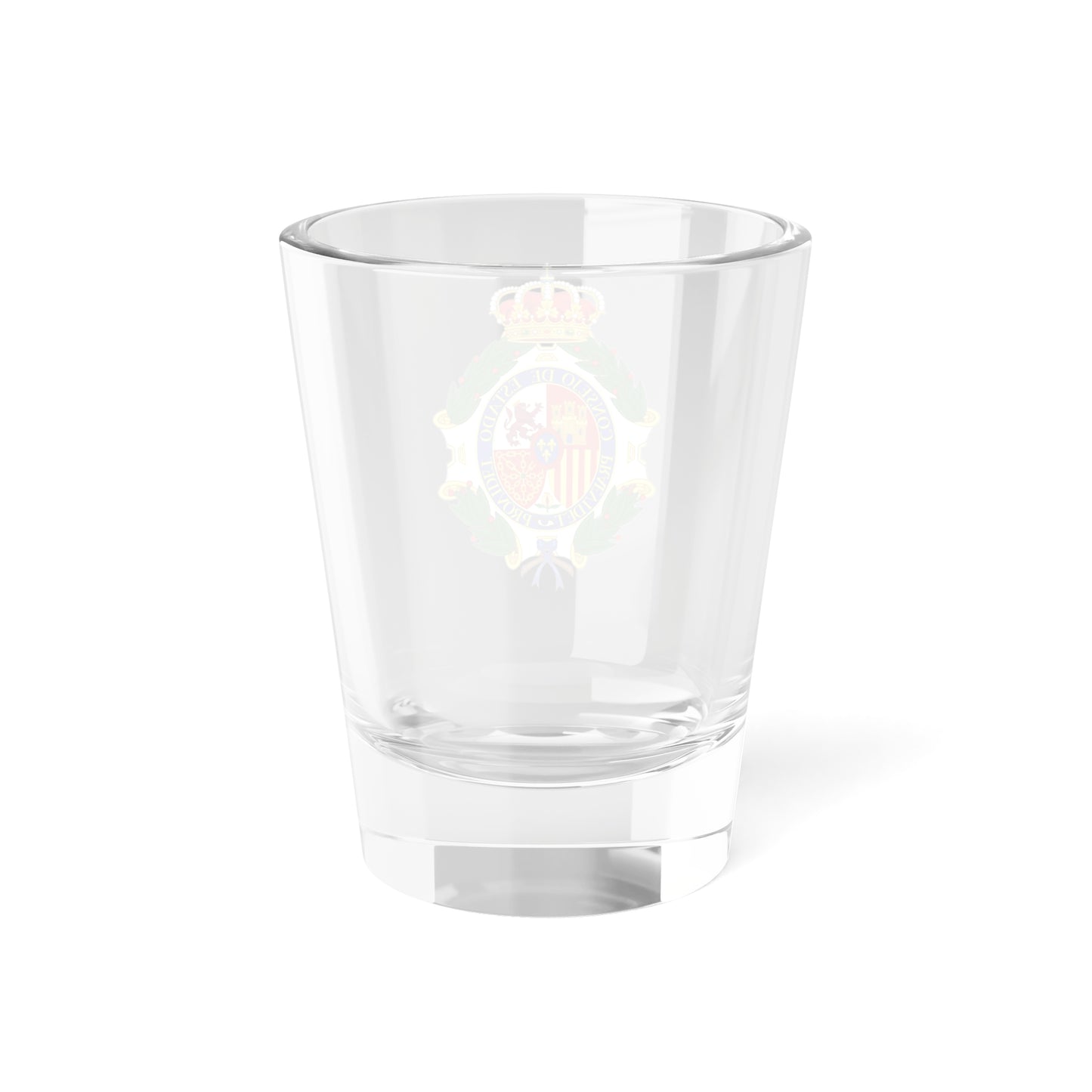 Coat of Arms of the Spanish Council of State - Shot Glass 1.5oz