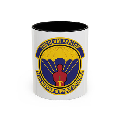 314th Mission Support Squadron (U.S. Air Force) Accent Coffee Mug